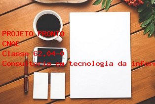 CNAE Consultoria em tecnologia da informao CNAE Classe 62.04-0